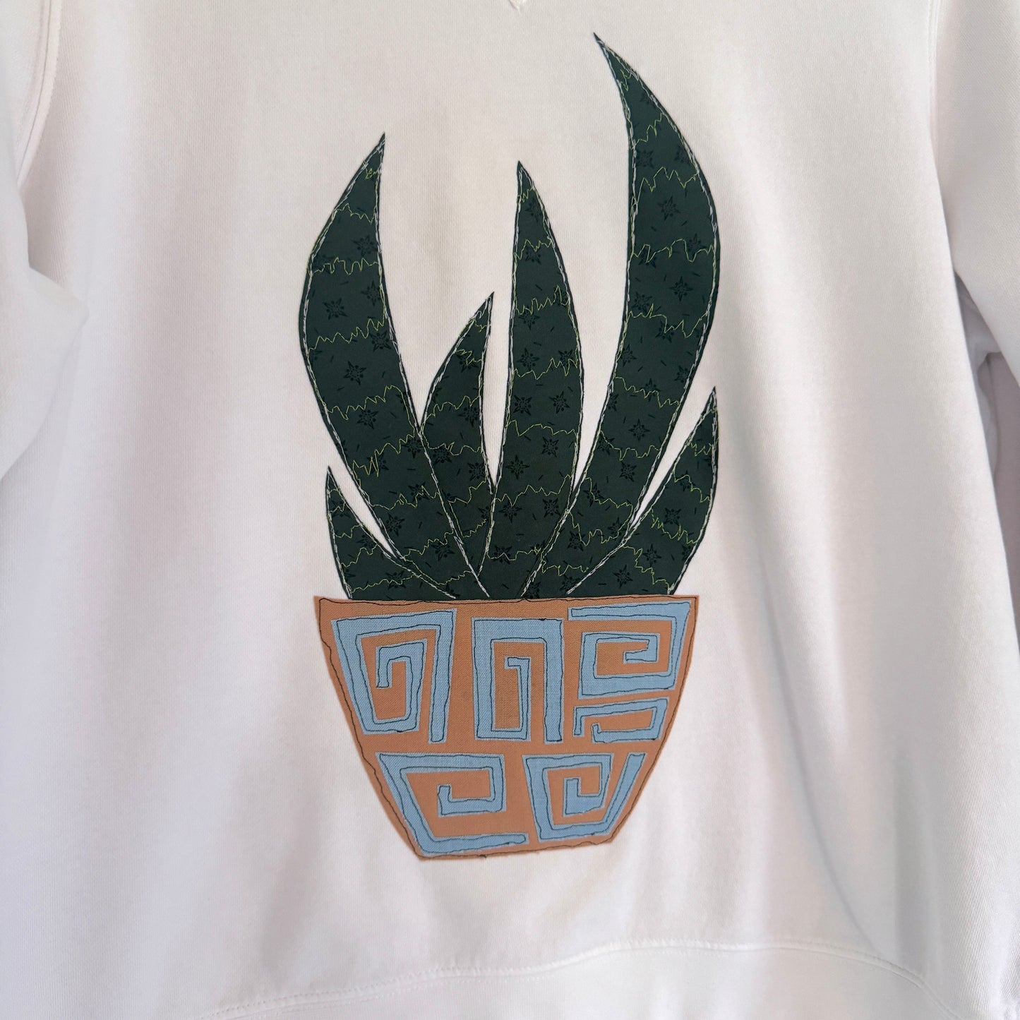 Scrap Sweatshirt - Potted Plant