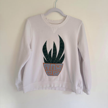 Scrap Sweatshirt - Potted Plant