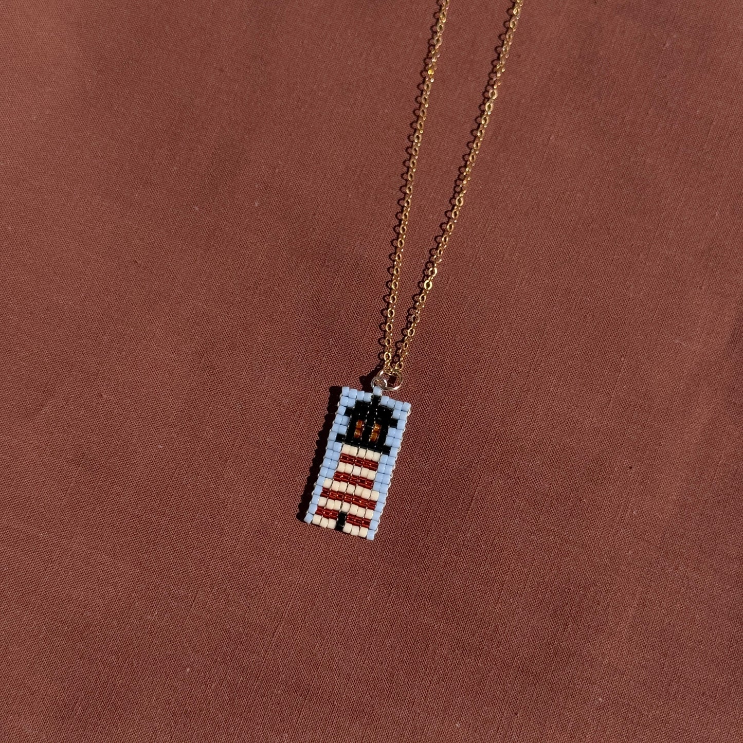 Beaded Pendant Necklace - Light Keeper