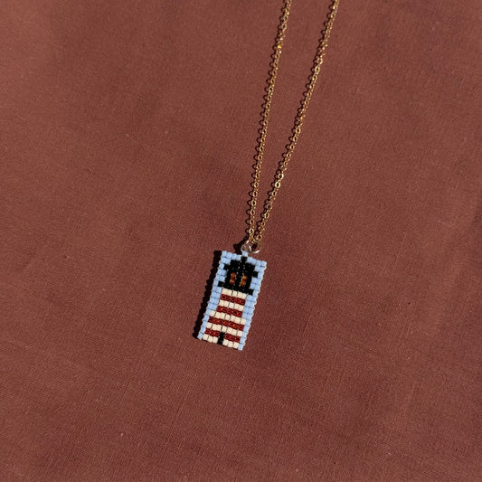 Beaded Pendant Necklace - Light Keeper