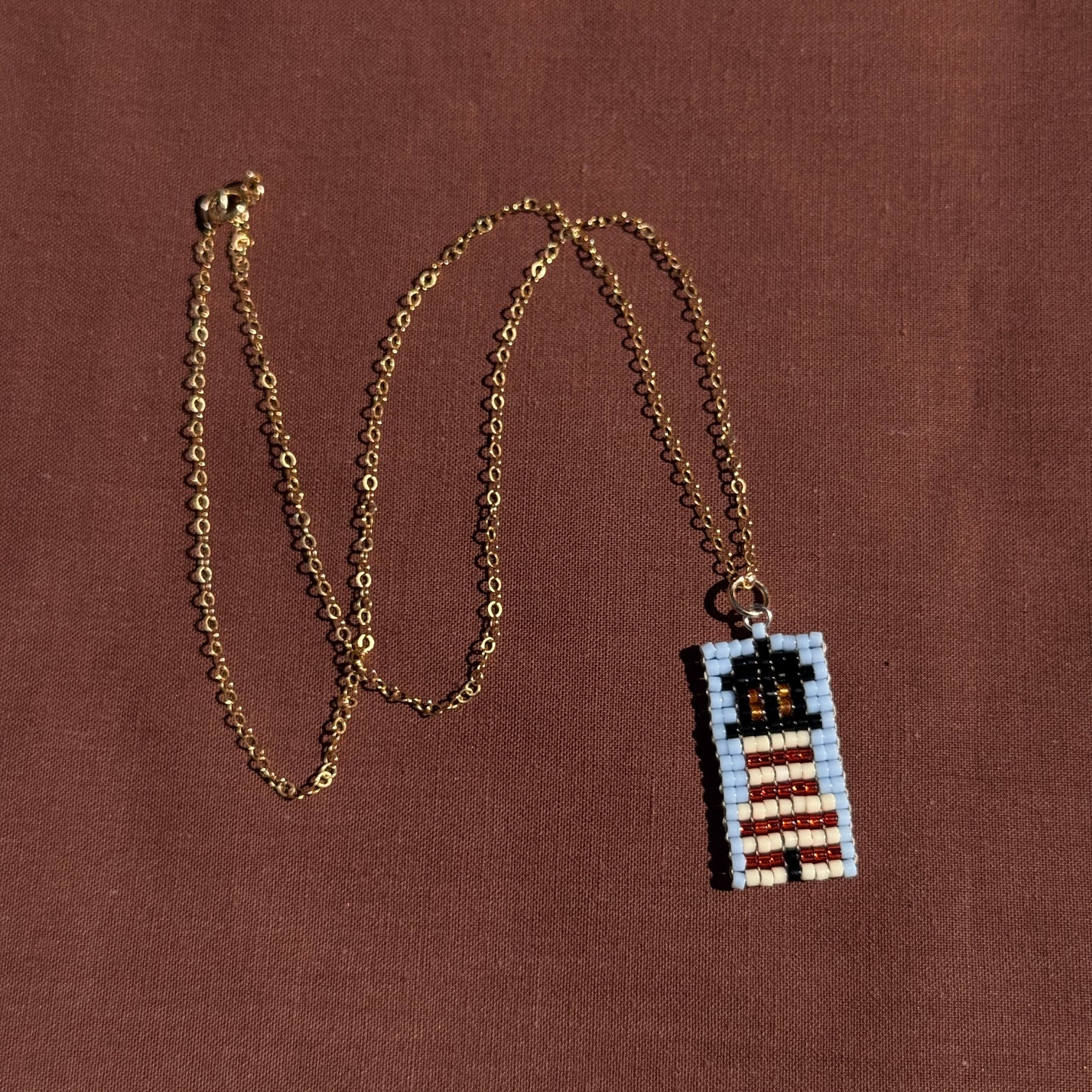 Beaded Pendant Necklace - Light Keeper