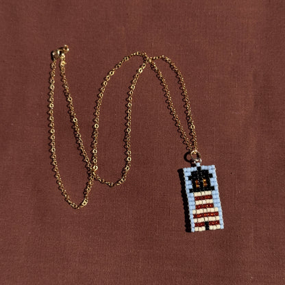 Beaded Pendant Necklace - Light Keeper