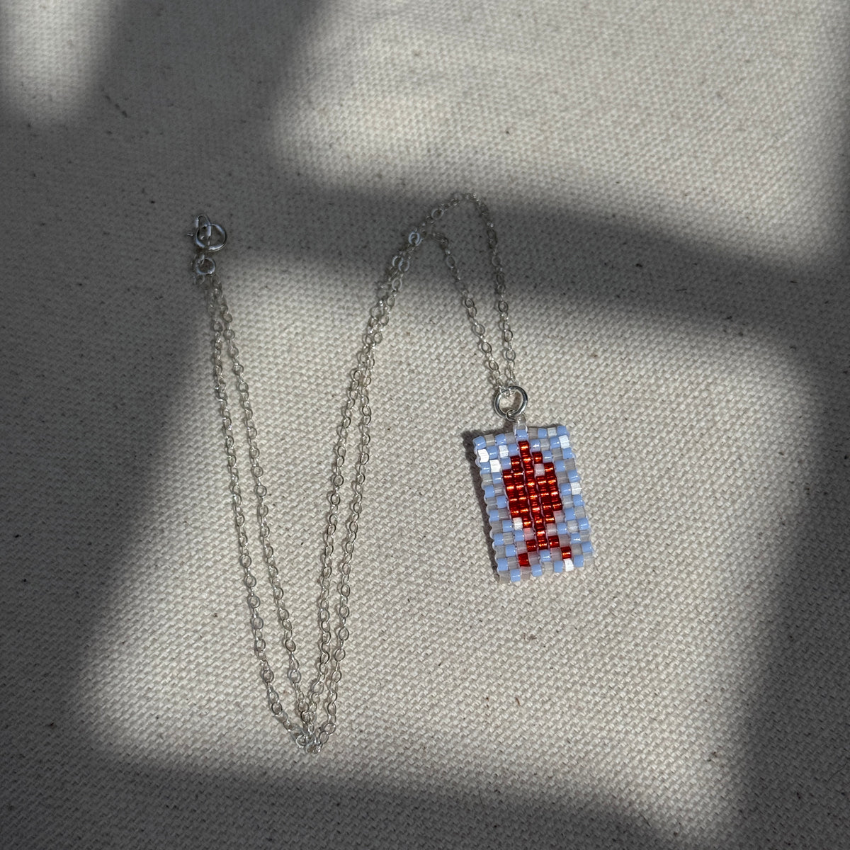 Beaded Pendant Necklace - Fishy Fishy