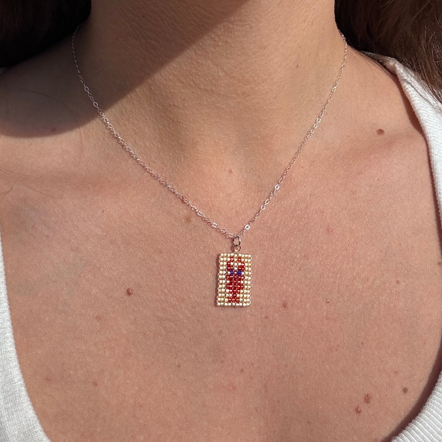 Beaded Pendant Necklace - Pinch Me!