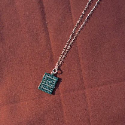 Beaded Pendant Necklace - Whirlpool