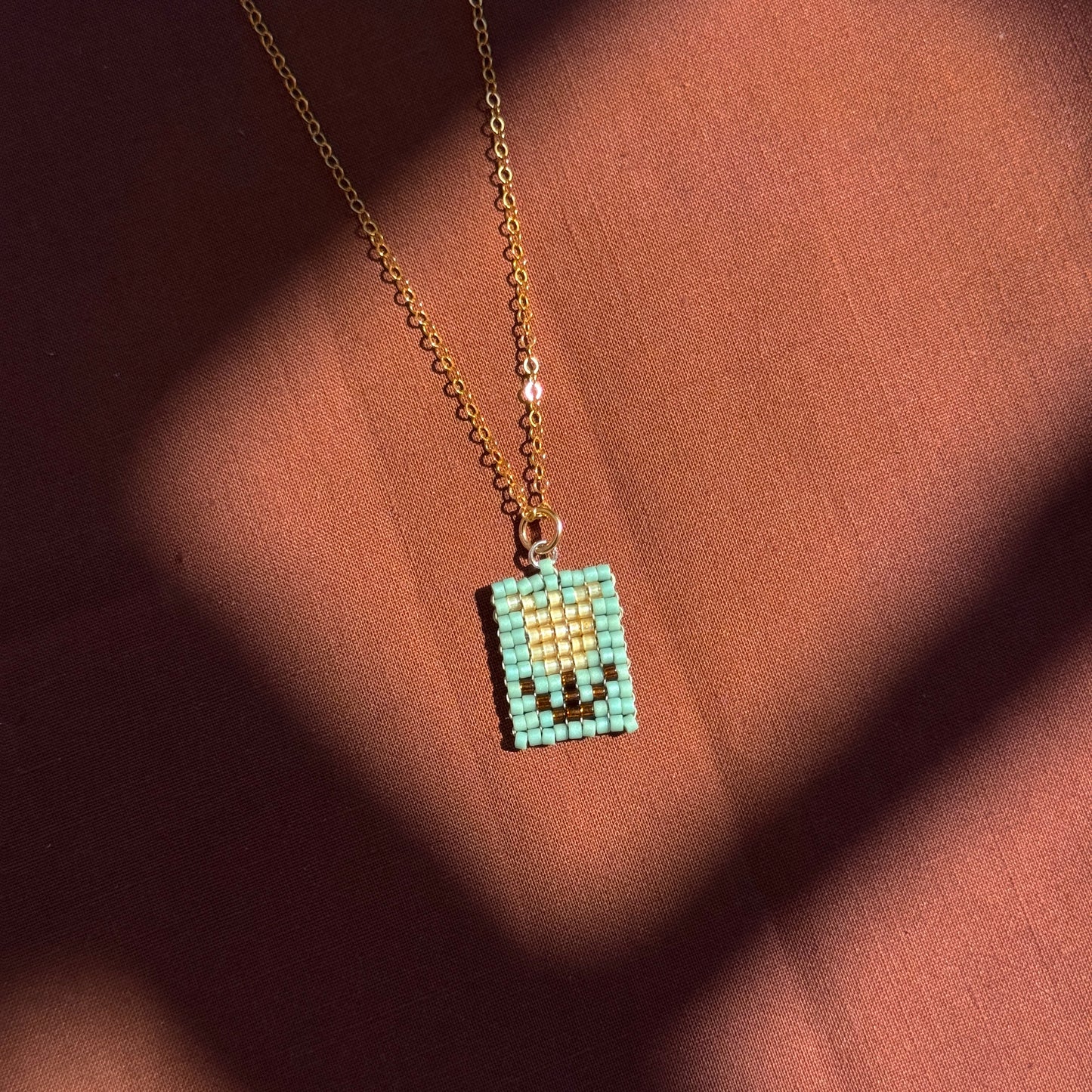 Beaded Pendant Necklace - Fresh Picked