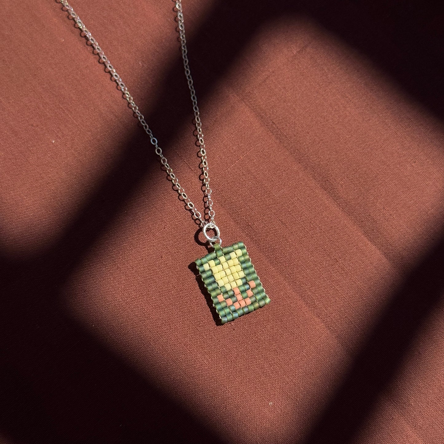 Beaded Pendant Necklace - Fresh Picked