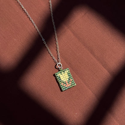 Beaded Pendant Necklace - Fresh Picked