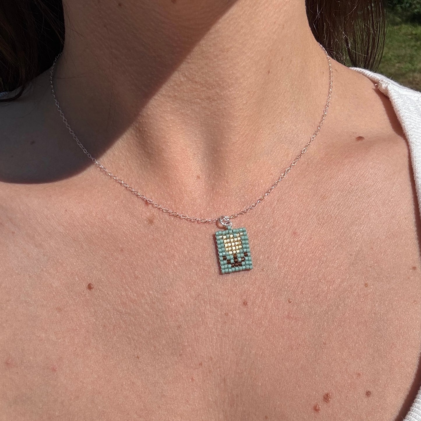 Beaded Pendant Necklace - Fresh Picked
