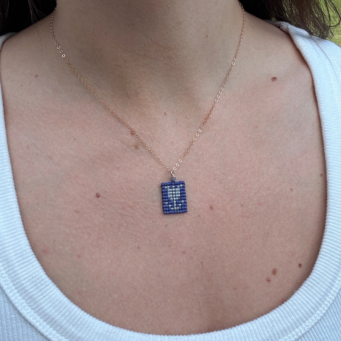 Beaded Pendant Necklace - Fresh Picked