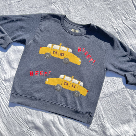 Scrap Sweatshirt - TAXI!!