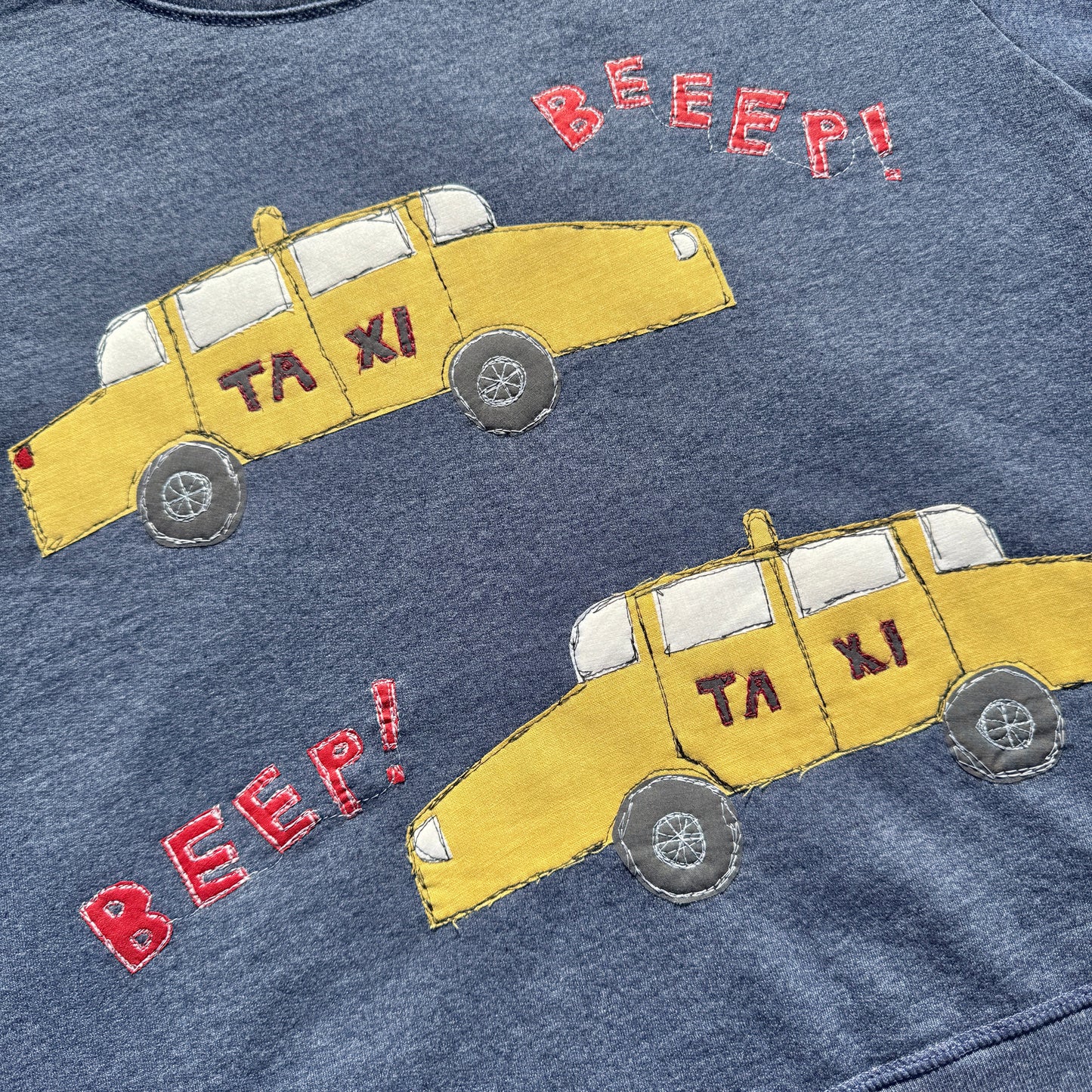 Scrap Sweatshirt - TAXI!!