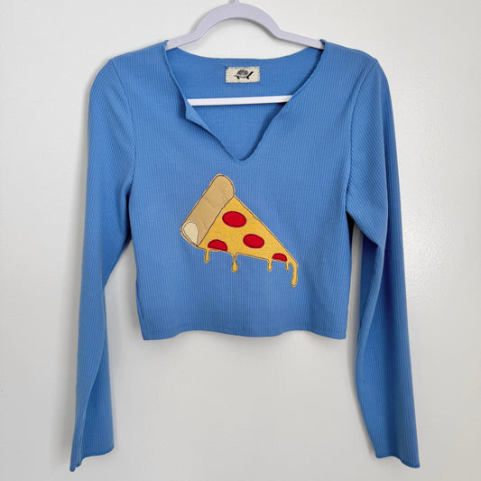 Scrap Long Sleeve Shirt - pizza!