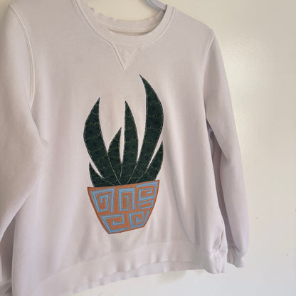 Scrap Sweatshirt - Potted Plant