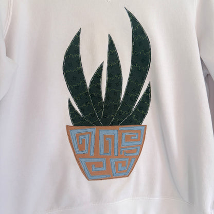 Scrap Sweatshirt - Potted Plant