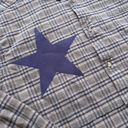 Scrap Button Down - Star & Hearts