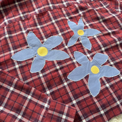 Scrap Button Down - Daisies