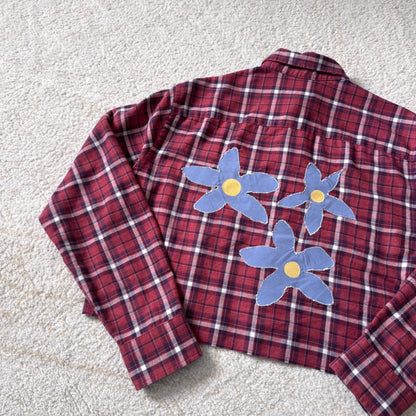 Scrap Button Down - Daisies