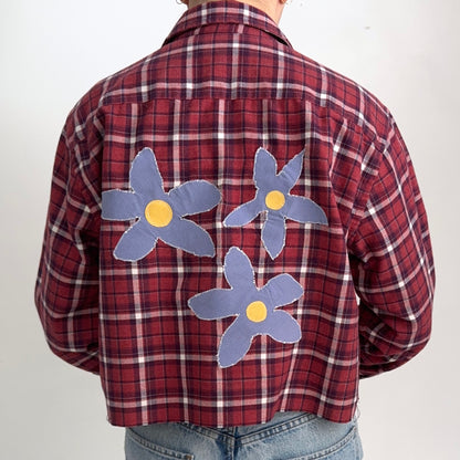 Scrap Button Down - Daisies
