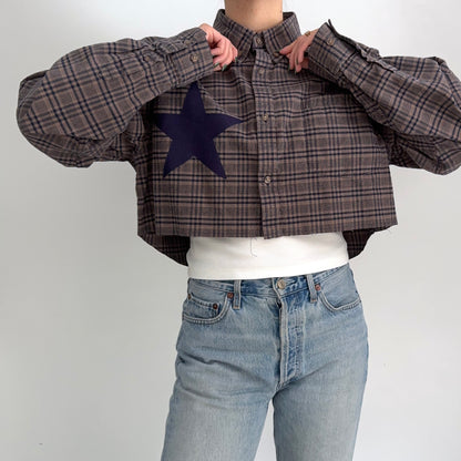 Scrap Button Down - Star & Hearts