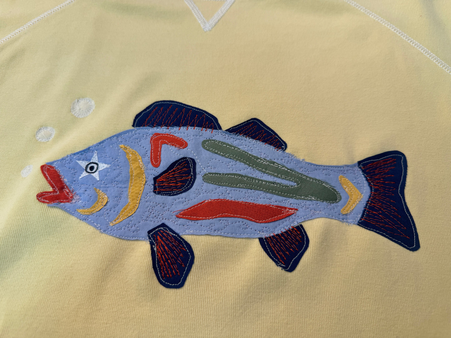 Scrap Sweatshirt - Fish