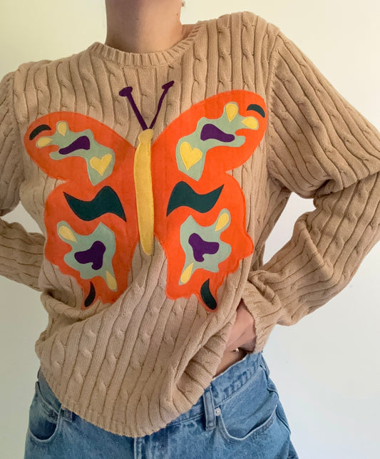 Scrap Sweater - Butterfly