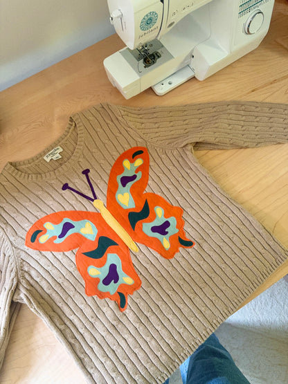 Scrap Sweater - Butterfly