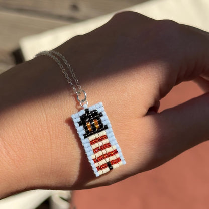 Beaded Pendant Necklace - Light Keeper