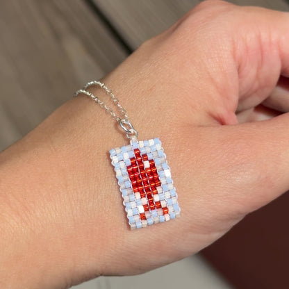 Beaded Pendant Necklace - Fishy Fishy