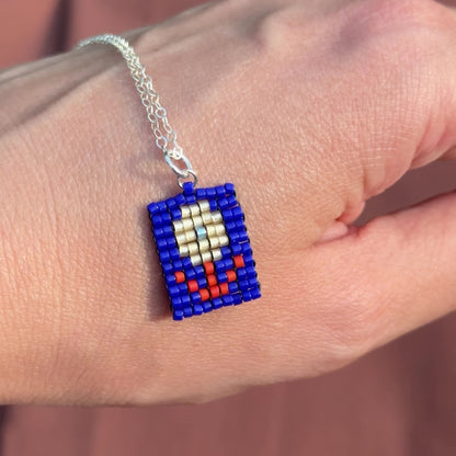 Beaded Pendant Necklace - Hello Sunshine
