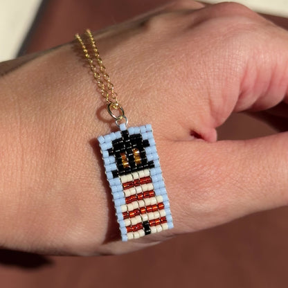 Beaded Pendant Necklace - Light Keeper