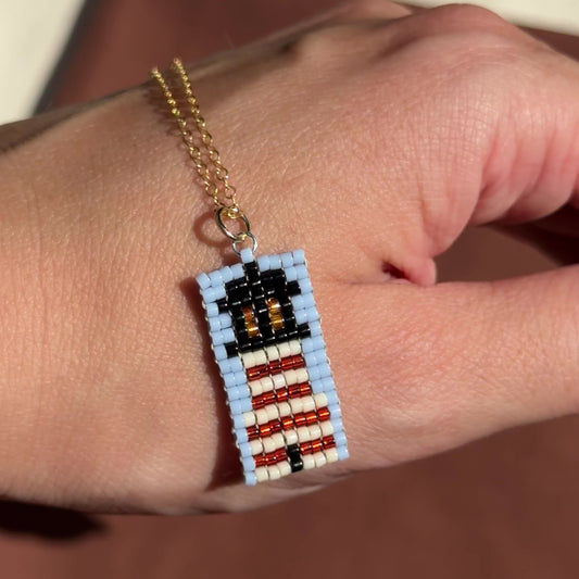 Beaded Pendant Necklace - Light Keeper